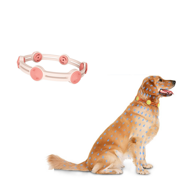 Pet anti-worm collar