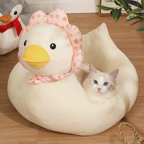 Luxury& fluffy cat bed